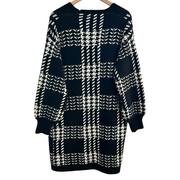 Entro Anthropologie Long Knit Cardigan Open Front Winter Sweater Small - Picture 10 of 15